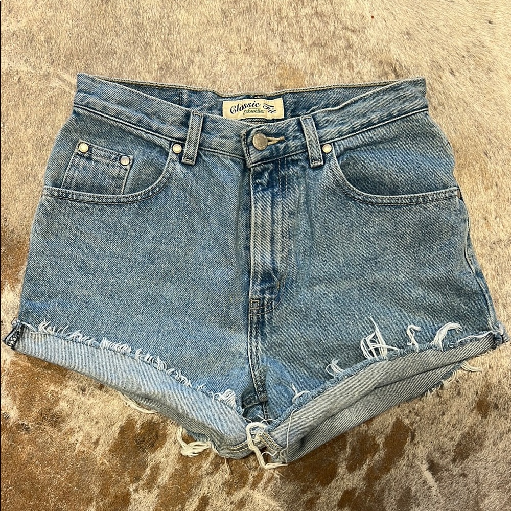 Vintage denim shorts